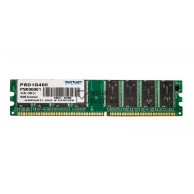 Оперативная память Patriot PSD1G400 DDR 1024Mb