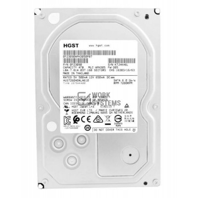 Жесткий диск HGST HUS726040ALA610 4Tb 7200 SATAIII 3,5" HDD