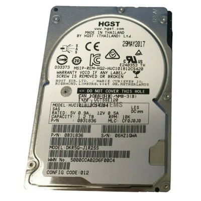 Жесткий диск HP 0B31876 1,2Tb 10520 SAS 2,5" HDD Жесткий диск HP 0B31876 1,2Tb 10520 SAS 2,5" HDD