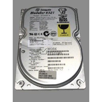 Жесткий диск Seagate ST34312A 4,3Gb 5400 IDE 3.5" HDD