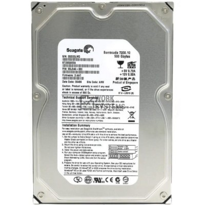 Жесткий диск Seagate 9BJ046 500Gb 7200 IDE 3.5" HDD