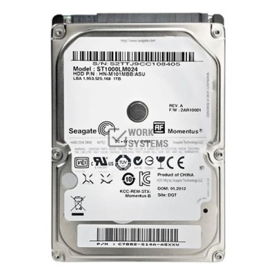 Жесткий диск Seagate HN-M101MBB 1Tb 5400 SATAII 2,5" HDD