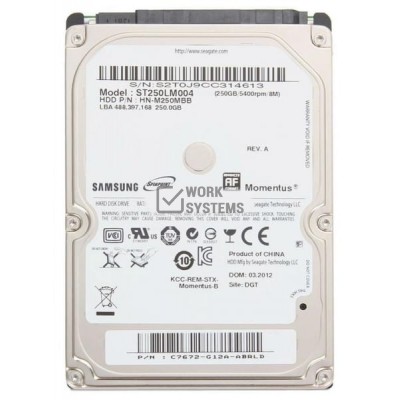 Жесткий диск Seagate ST250LM004 250Gb 7200 SATAII 2.5" HDD