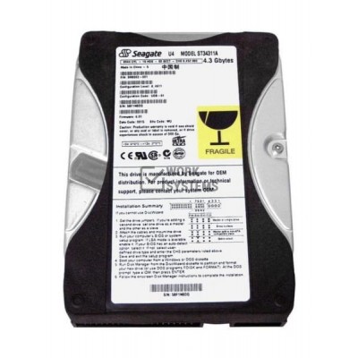 Жесткий диск Seagate ST34311A 4,3Gb 5400 IDE 3.5" HDD