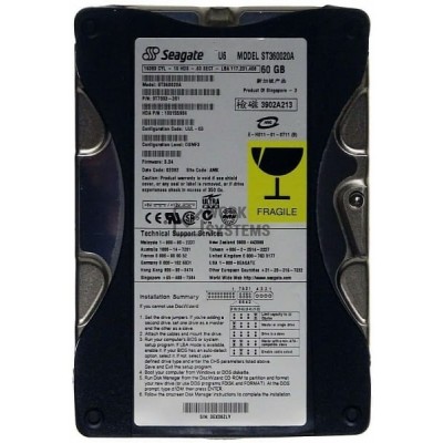 Жесткий диск Seagate ST360020A 60Gb 5400 IDE 3.5" HDD