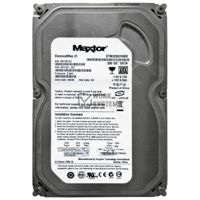Жесткий диск Maxtor STM3250310AS 250Gb  SATAII 3,5" HDD