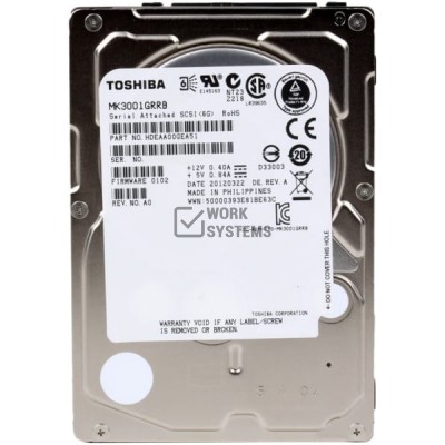 Жесткий диск Toshiba HDEAA00GEA51 300Gb  SAS 2,5" HDD
