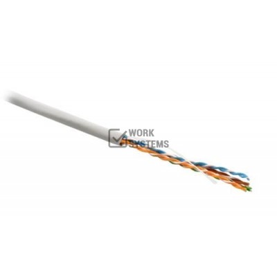 UUTP4-C5E-S24-IN-LSZH-GY-305 Кабель витая пара Hyperline U/UTP 5e кат. 4 пары