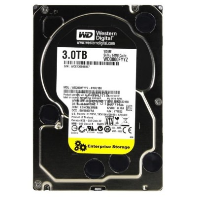 Жесткий диск Western Digital WD3000FYYZ-01UL1B1 3Tb  SATAIII 3,5" HDD