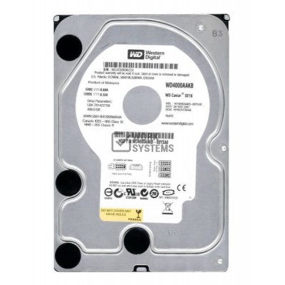 Жесткий диск Western Digital WD4000AAKB 400Gb 7200 IDE 3.5" HDD