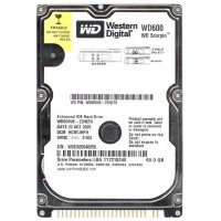 Жесткий диск Western Digital WD600UE 60Gb 5400 IDE 2,5" HDD
