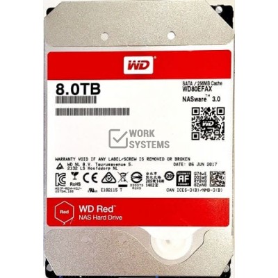 WD80EFAX Жесткий диск Western Digital 8TB SATA 6Gb/s