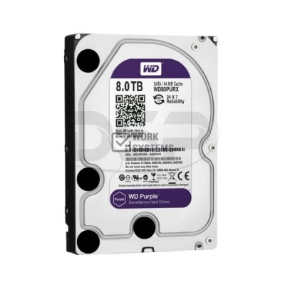 Жесткий диск Western Digital WD80PURX 8Tb IntelliPower SATAIII 3.5" HDD
