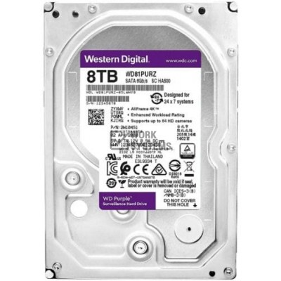 WD82PURZ Жесткий диск Western Digital 8TB SATA 6Gb/s