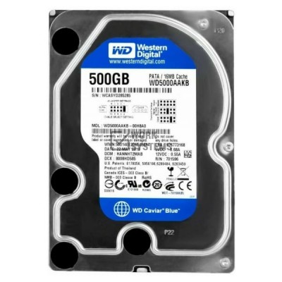 Жесткий диск Western Digital WD5000AAKB 500Gb 7200 IDE 3.5" HDD
